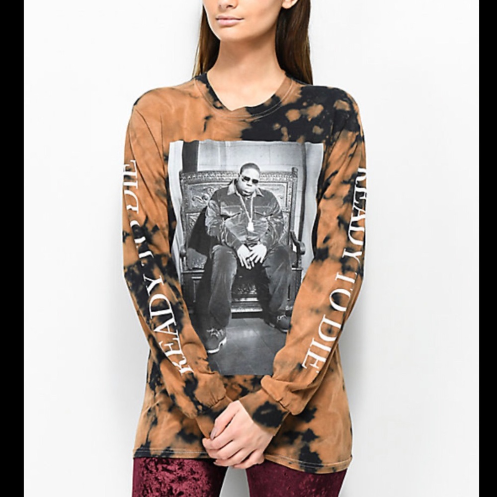 Ready To Die Bleach Black Long Sleeve T-Shirt